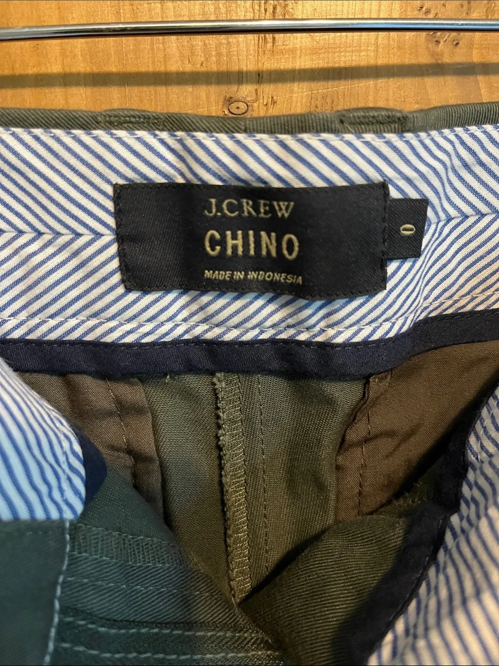 J. Crew Women’s 0 Dark Gray/Olive Green Chino Shorts